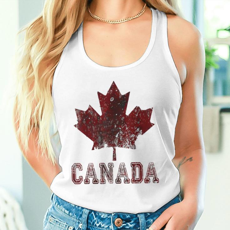 Canada Flag Canada Canada Flag Canada Map Gray Tank Top