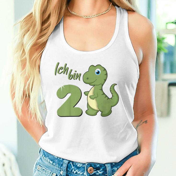 Children's Dino 2Nd Birthday 'Ich Bin Schon 2 Jahre Alt' Tank Top