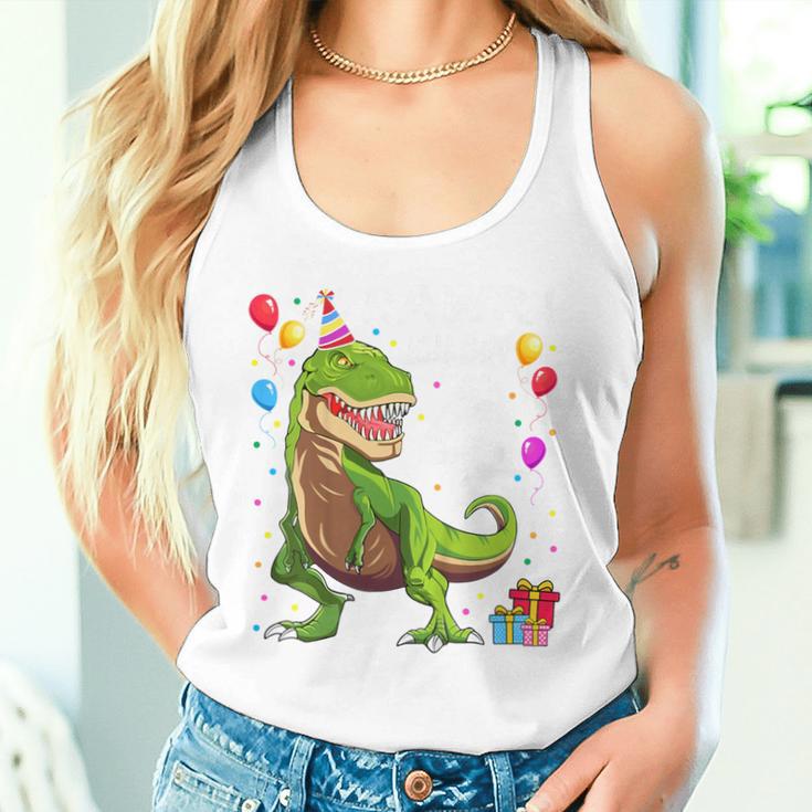 Children's Geburtstags 4 Jahre Junge Dinosaurier Dino Ich Bin 4 Tank Top