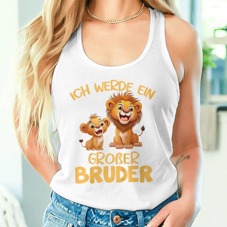 Children's Ich Werde Ein Großer Bruder Löwe Tank Top