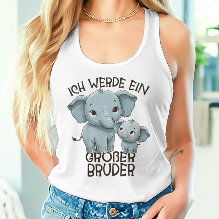 Children's Ich Werde Großer Bruder 2025 Elephant Tank Top