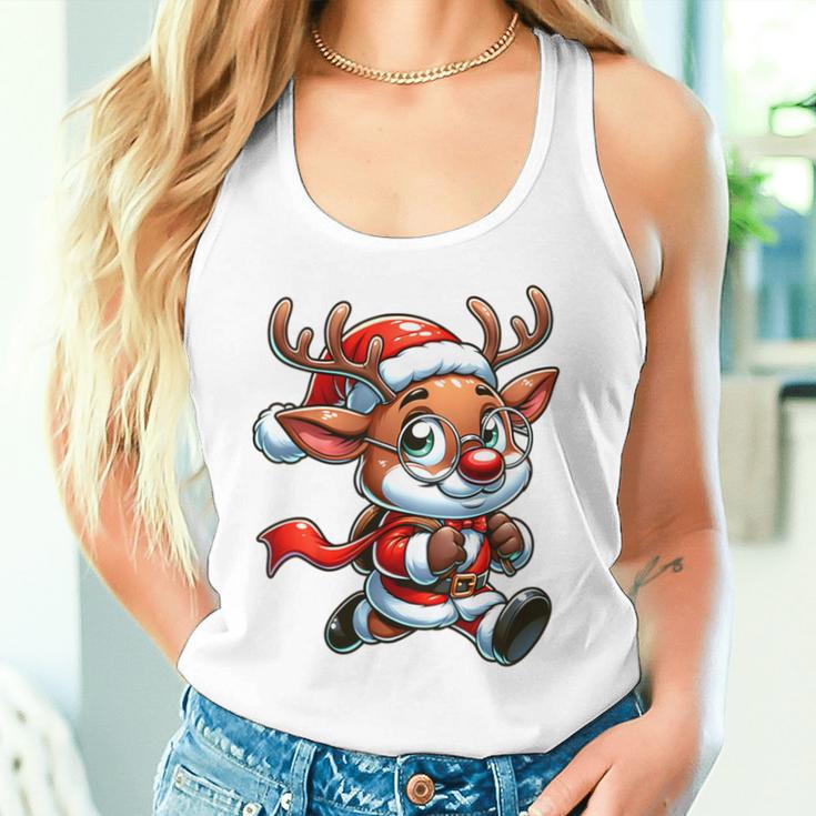 Children's Weihnachts Rentier Süß Santa Claus Tank Top