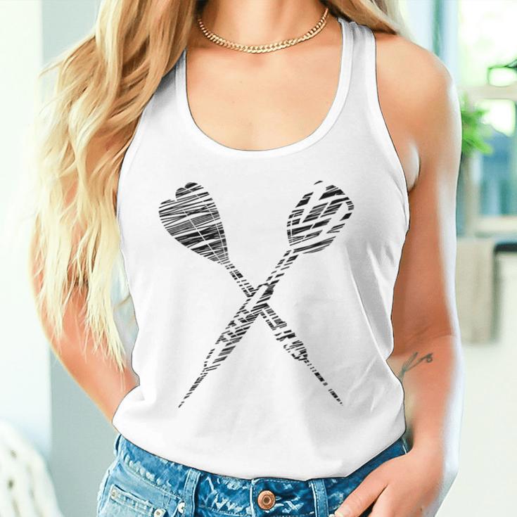 Dart Silhouette For Dart Player Tank Top