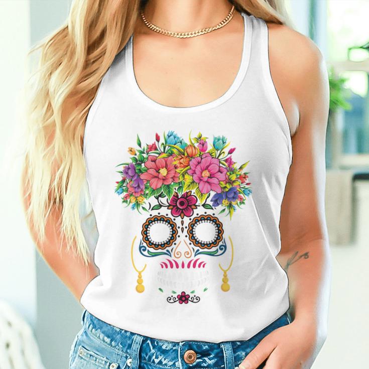 Dia De Los Muertos Costume Replacement Fancy Dress Costume Carnival Tank Top