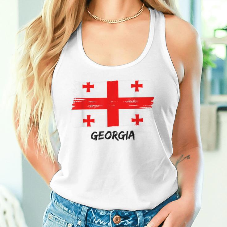 Georgian Flag Georgia Team Fan Jersey Tank Top