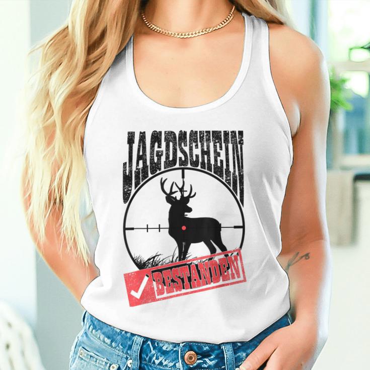 Hunting Schein Bestanden Hunter Deer Hunting Hunter Testing Tank Top