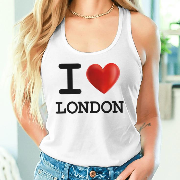 I Love London Souvenir Blue S Tank Top