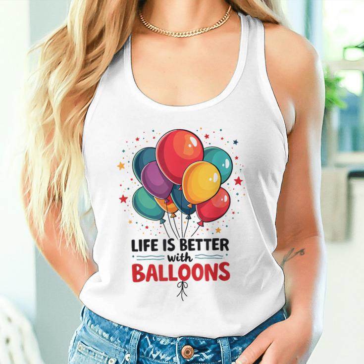 Lustiger Looner Mit Aufschrift „I Love Balloons“ Für Ballonliebhaber Tank Top