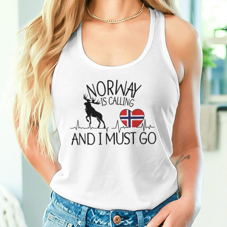 Norwegian Norwegian Ruft Und Ich Muss Los Gray Tank Top