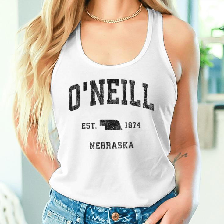 O'neill Nebraska Ne Sports intage Gray Tank Top