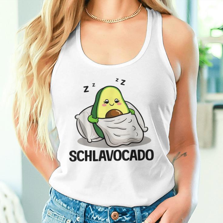 Schlavocado Official Sleep Pyjamas Sleep Avocado Gray Tank Top