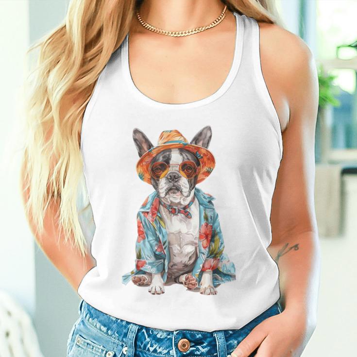 Summer Dog Boston Terrier Tank Top