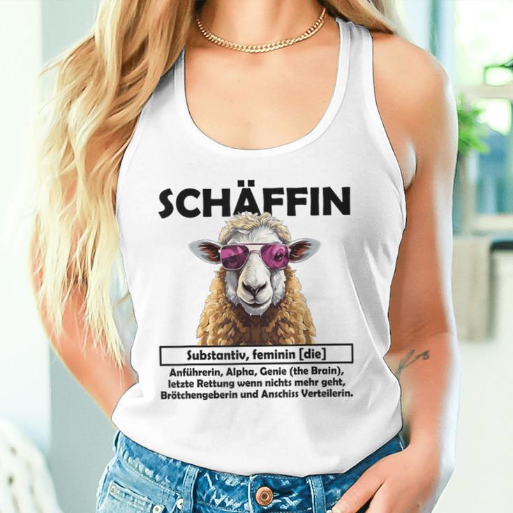 Supervisor Chefin Schäffin Gray Tank Top