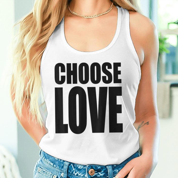 Wähle Liebe Tank Top