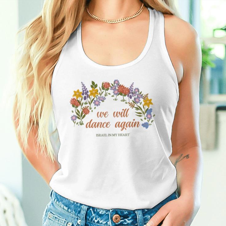 Wir Werden Wieder Tanzen Israel In My Heart Am Yisrael Chai Tank Top