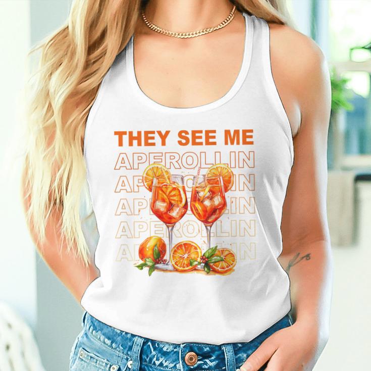 They See Me Aperollin Perfekt Für Spritz-Fans & Jgas Tank Top