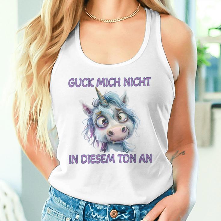 Zerzaustes Einhorn Tank Top