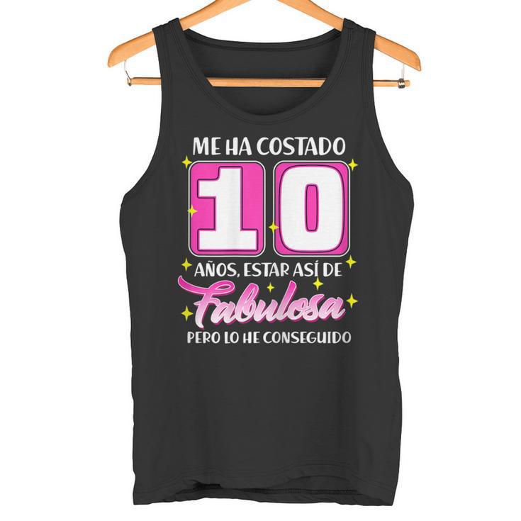 10 Años Fabulosa Cumpleaños 10 Camiseta sin mangas