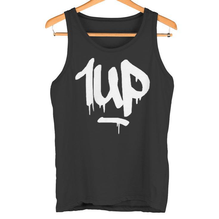 1Up Logo Graffiti Dripping Marker Tank Top