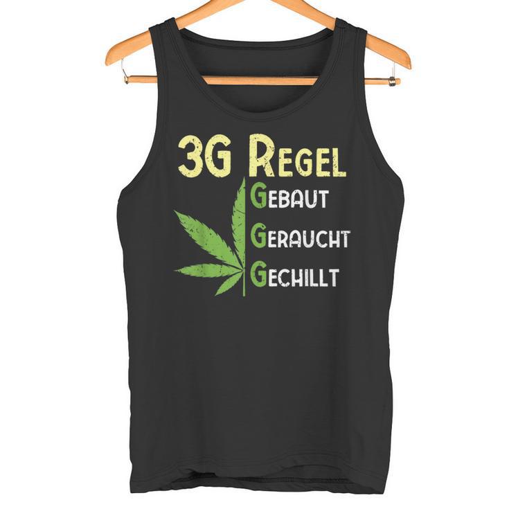 3G Regel Cannabis Marijuana Tank Top