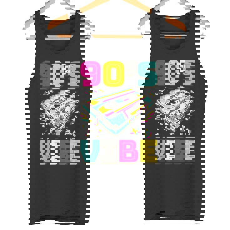 90'Sibe Old School 90 Disfraz De Música Para Fiesta De Los Años 90 Camiseta sin mangas