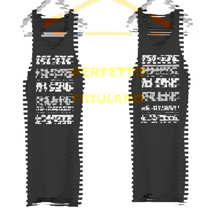 Abbigliamento Simpatico Scritte Divertenti Uomo Friulano Canotta