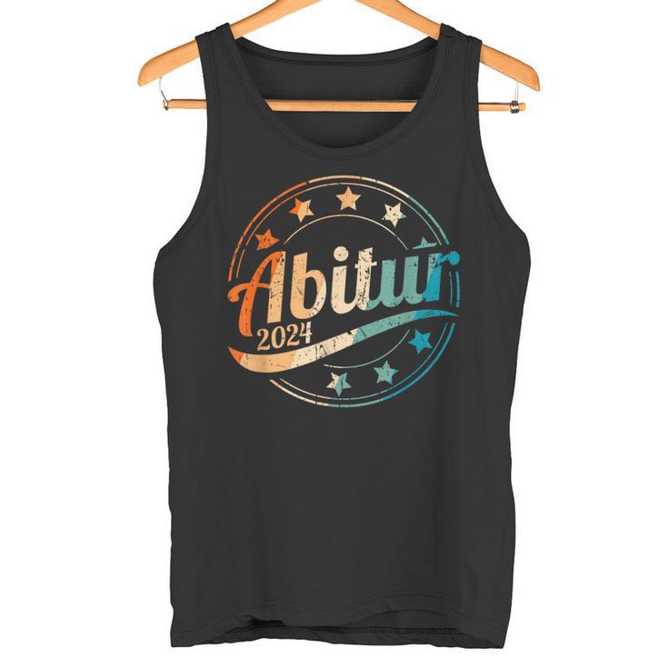 Abitur 2024 Retrointage Prüfung Bestanden Abi 2024 Tank Top