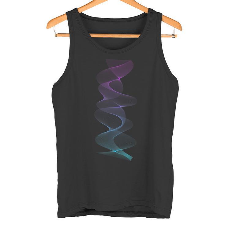 Abstraktektor Rauch Geometrie Muster Fraktal Tank Top