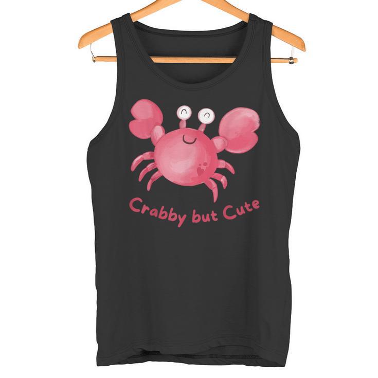 Adorablemente Lindo Cangrejo Para Niñas Niños Cangrejo Pero Lindo Camiseta sin mangas