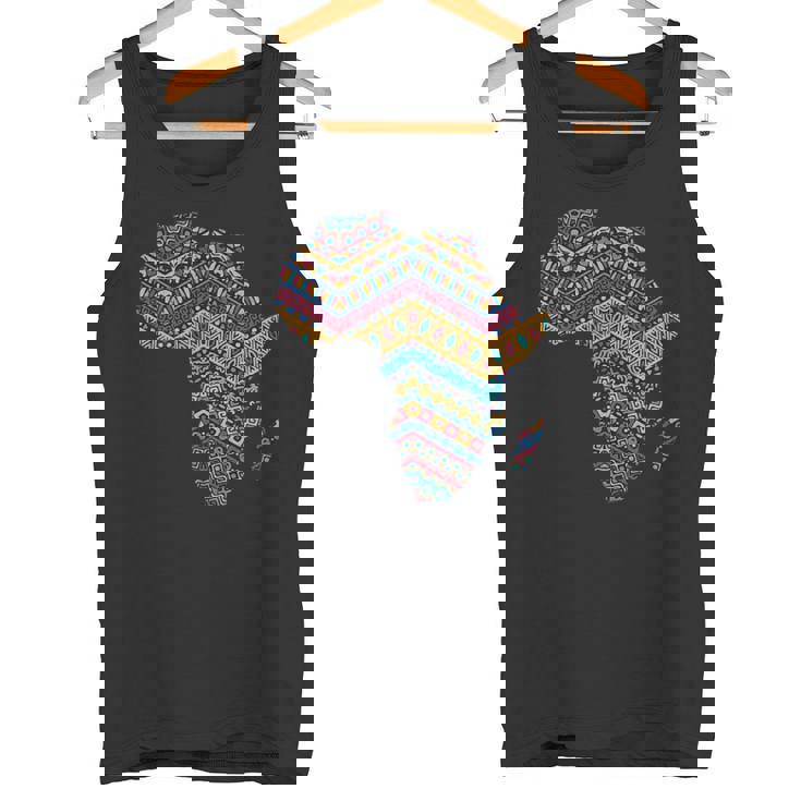 Africa Flag Pocket Kente Cloth African American Canotta