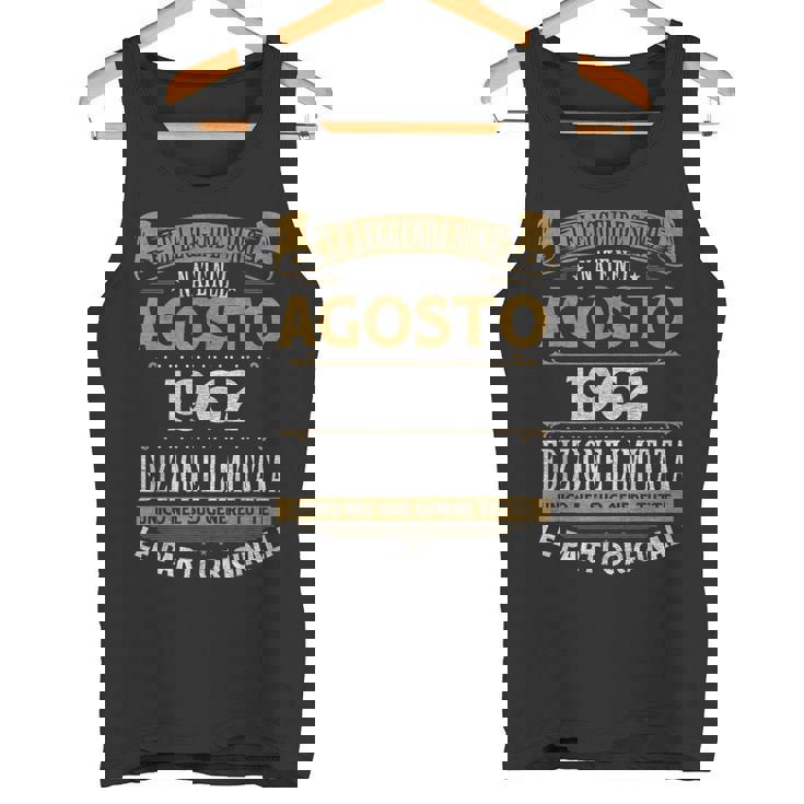 Agosto 1962Intage Maglia 61 Compleanno Anni Uomo Donna Canotta