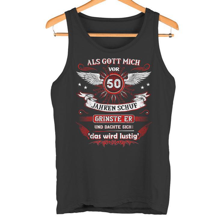 Als Gott Michor 50 Jahren Schuf Grinste Er Das Wird German L Tank Top