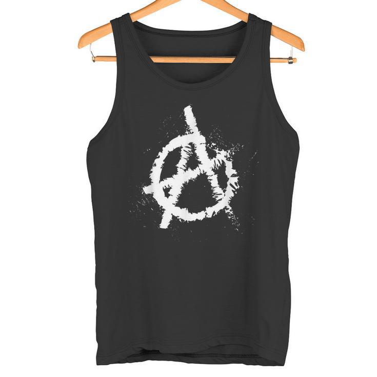 Anarchy Symbol Anarchy Punk Graffiti Punk Rock Tank Top