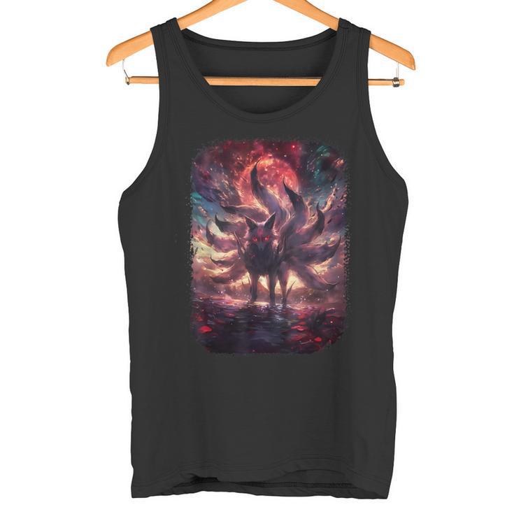 Anime Kitsune Nine Tail Fox Manga Otaku Style Tank Top