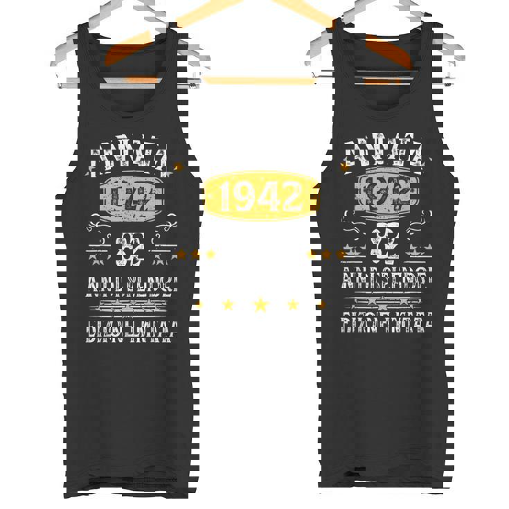 Annata 82 Compleanno 1942 82 Anni Compleanno Uomo Donna 1942 Canotta