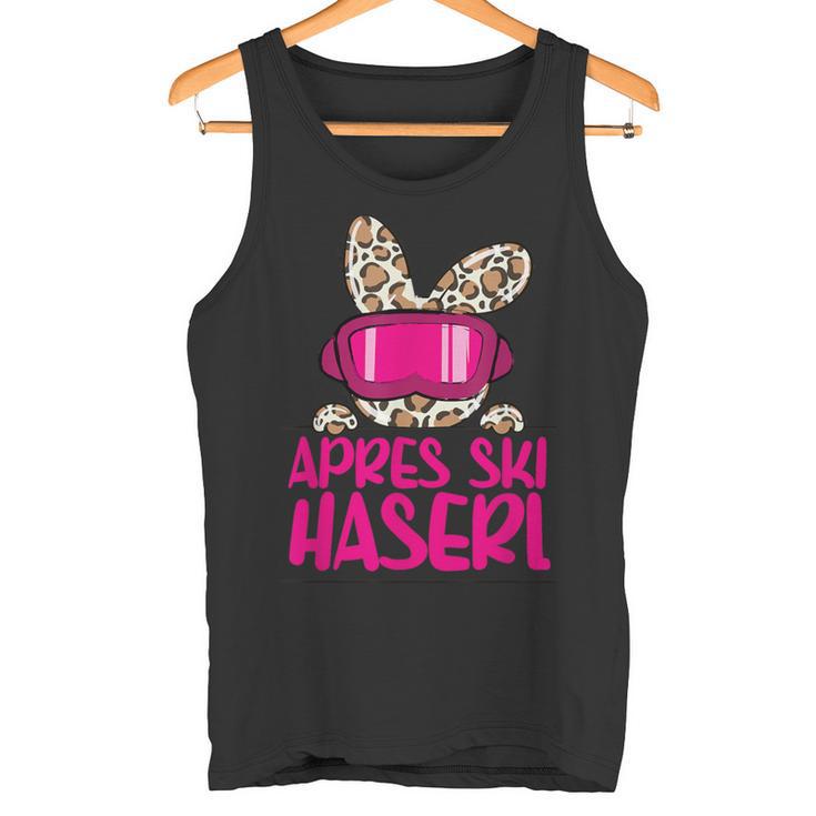 Après Ski Haserl Skier Apres Ski Party Leo Print Tank Top