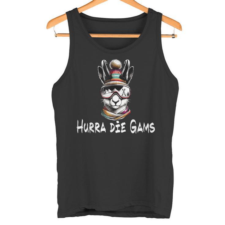 Apres Ski Hurra Die Gams Winter Ski Holiday Hüttengaudi Ski Tank Top