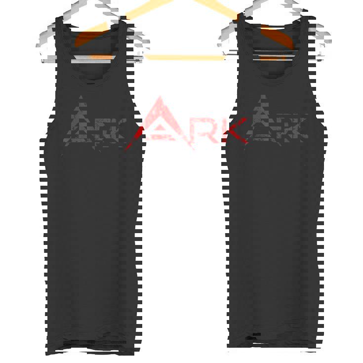 Ark Cryptocurrency Logotipointage Y Desgastado Del Arca Camiseta sin mangas