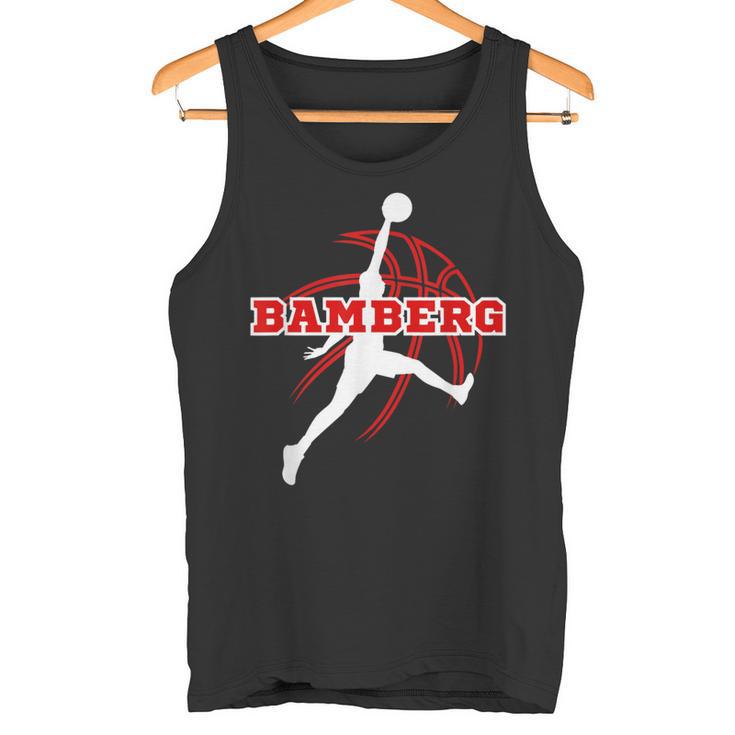 Bamberg Basketball Fan Support Franken Stadium Red Tank Top