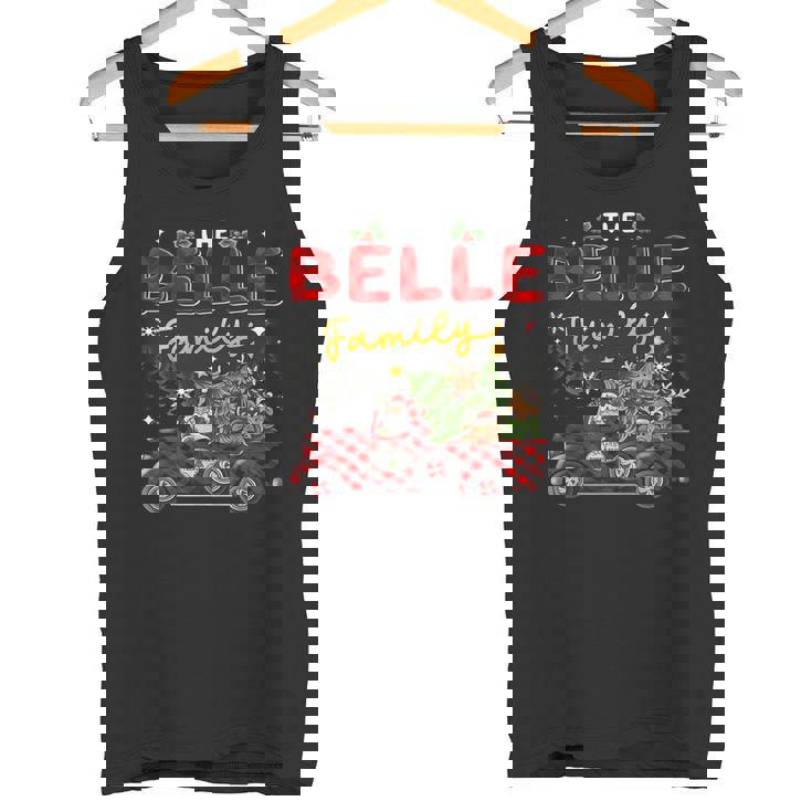 The Belle Family Christmas Matching Pajamas Group Tank Top