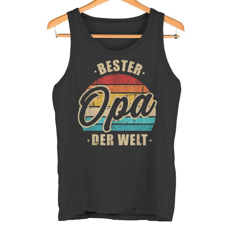 Bester Opa Der Weltintage Retro Tank Top