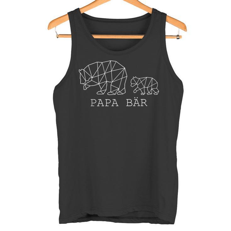 Bester Papa Bärateratertag Lustig Geburtstag Tank Top