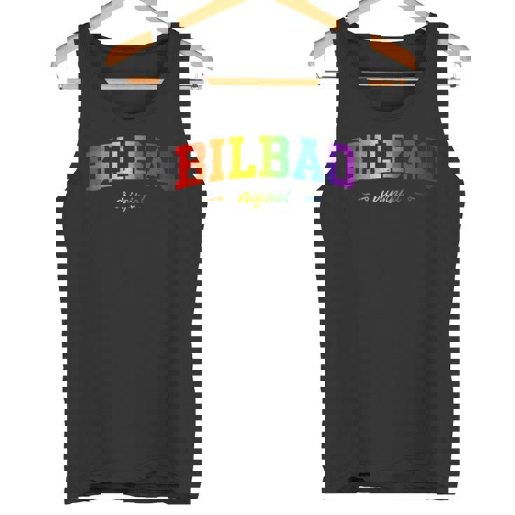 Bilbao Deporte Lgbtqai Souvenir Paísasco Camiseta sin mangas