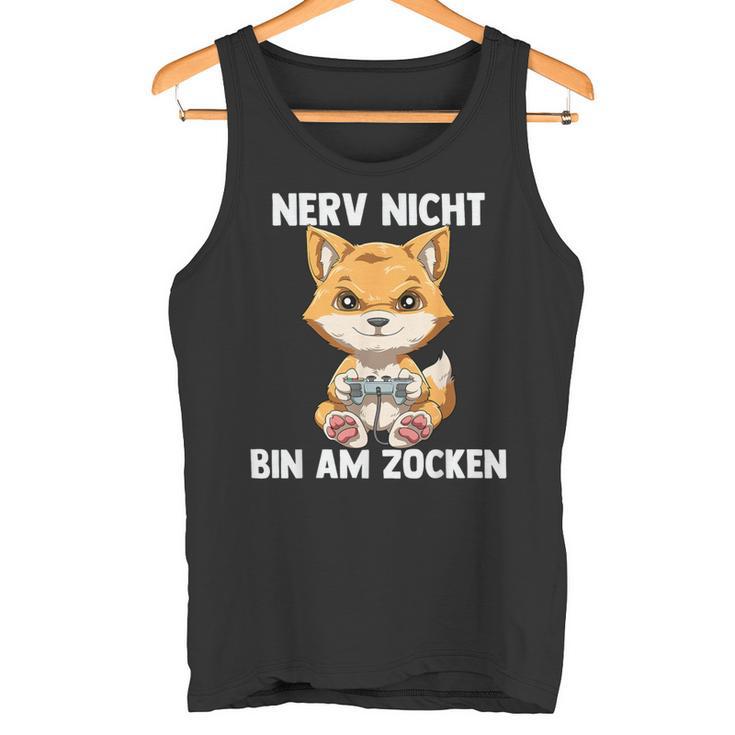 Bin Am Zocken Gaming Fox Tank Top