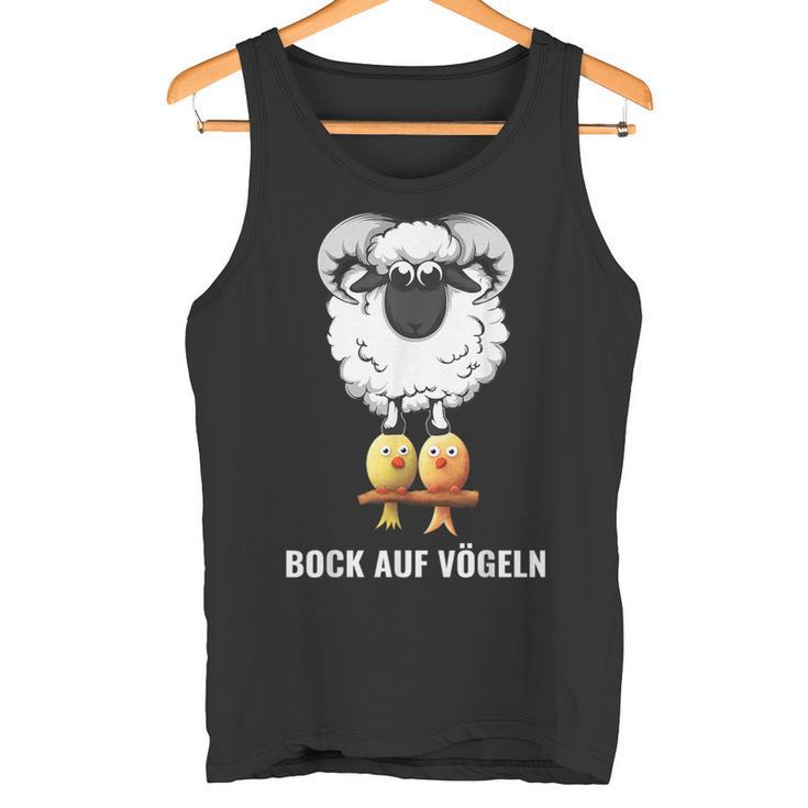 Bock Aufogelgeln Berideutig Sheep Bird Sheep Tank Top