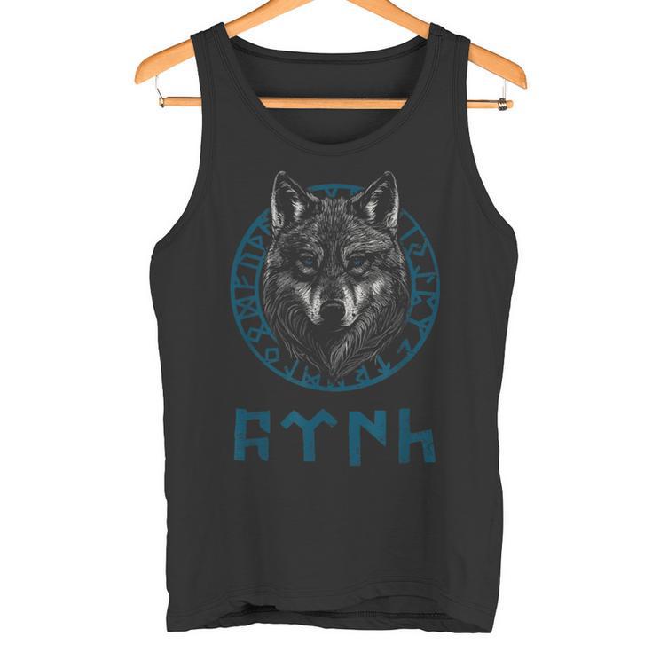 Bozkurt Wolf Ornament Göktürk Motif Turkish Style Tank Top