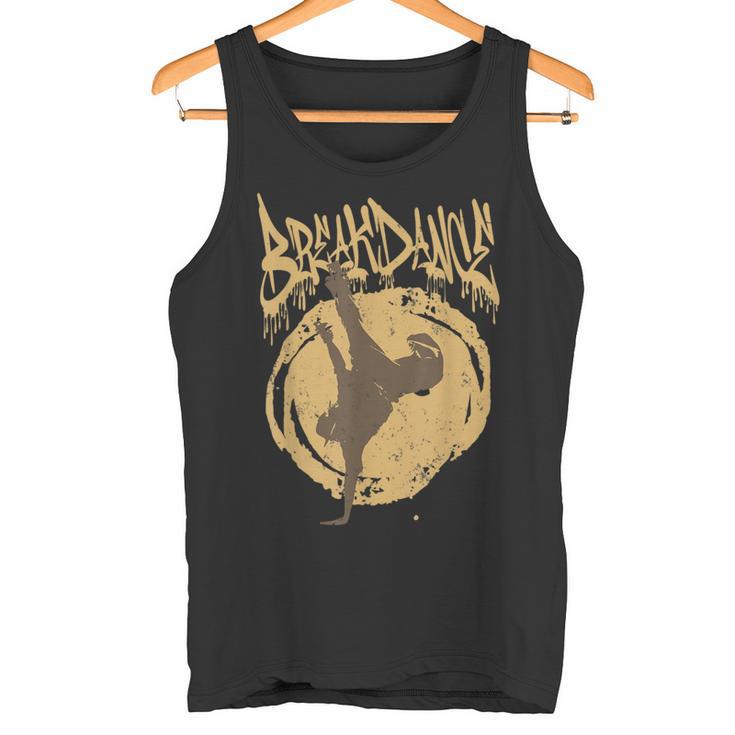 Breakdance Dancer Retro Hip-Hop Street Dance Tank Top