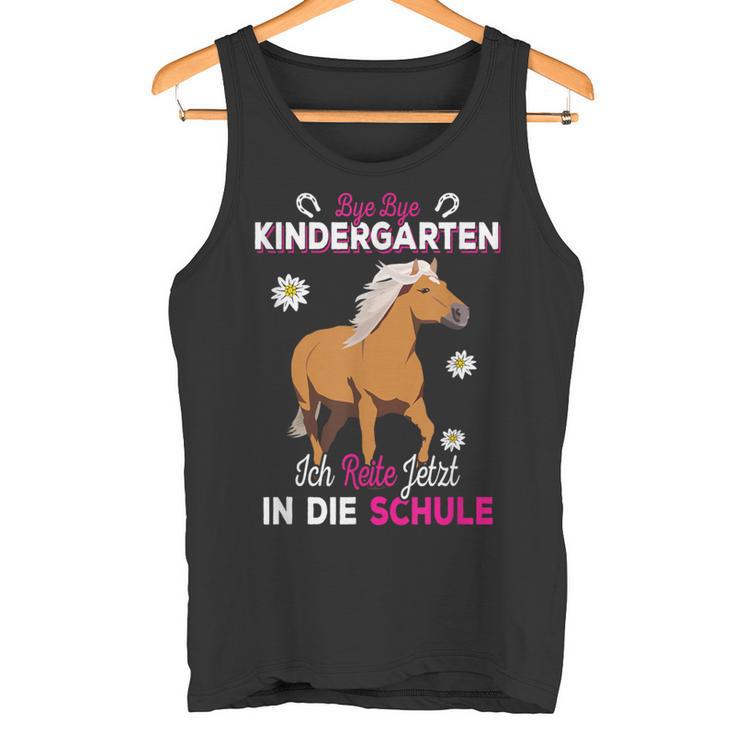 Bye Bye Kindergarten Ich Ride Jetzt In Die Schule Rider Tank Top