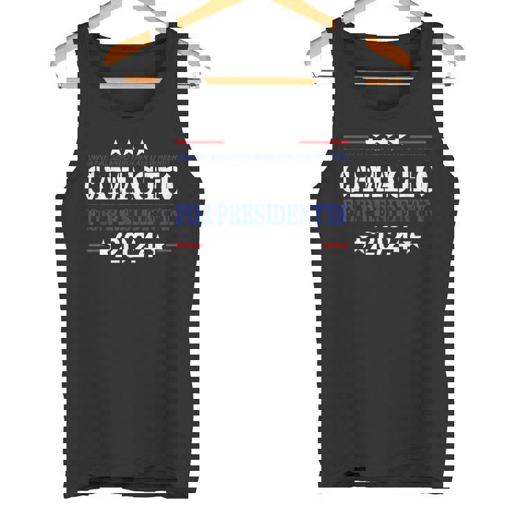 Camacho Para Presidente En 2024 Humor De Las Elecciones Presidenciales Camiseta sin mangas