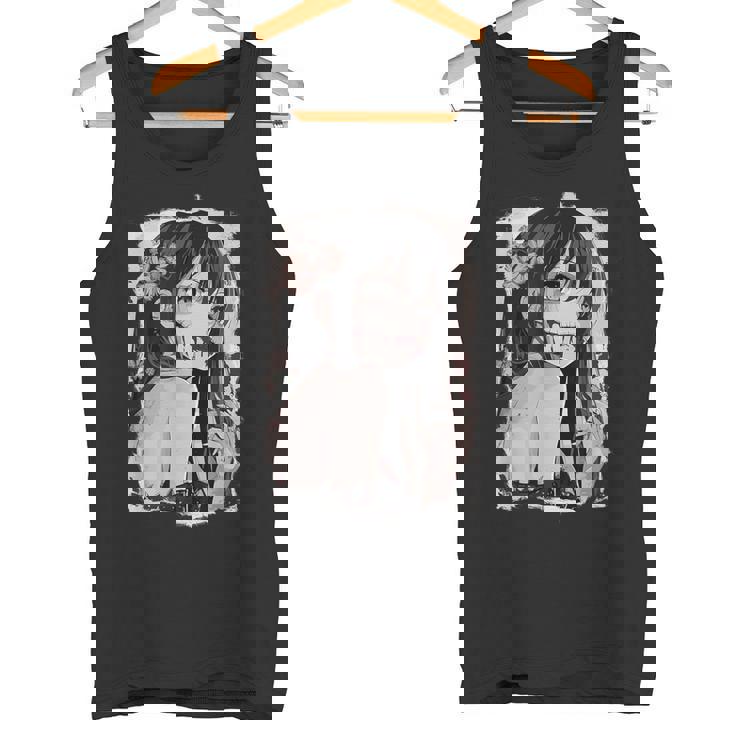 Camisa De Anime Gótica Creepy Horror Anime Manga Japonés Camiseta sin mangas
